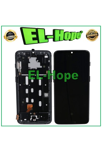 OLED-LCD-DISPLAY + RAHMEN FÜR ONEPLUS 6T A6010 A6013 TOUCHSCREEN SCHWARZER BILDSCHIRM